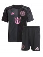 Billige Inter Miami Sergio Busquets #5 Bortedraktsett Barn 2025-26 Kortermet (+ Korte bukser)